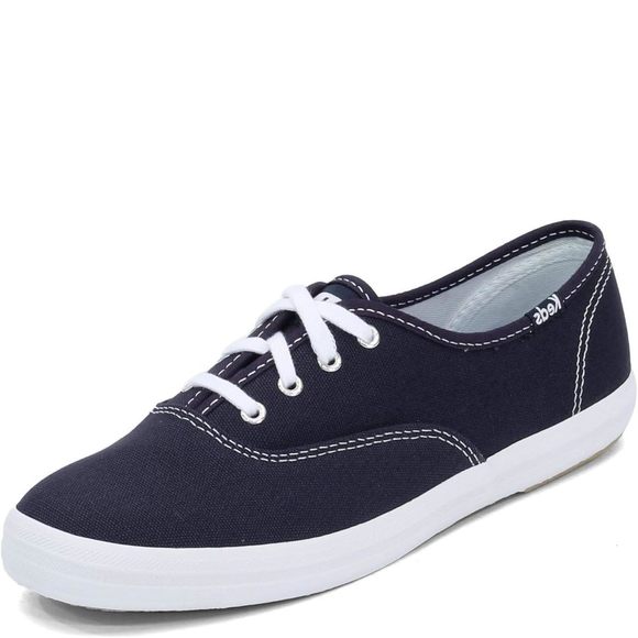 Keds Womens Champion-Canvas CVO Navy Canvas Sneakers 10 B - Medium - Picture 1 of 1